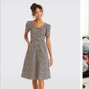 Draper James floral button front dress